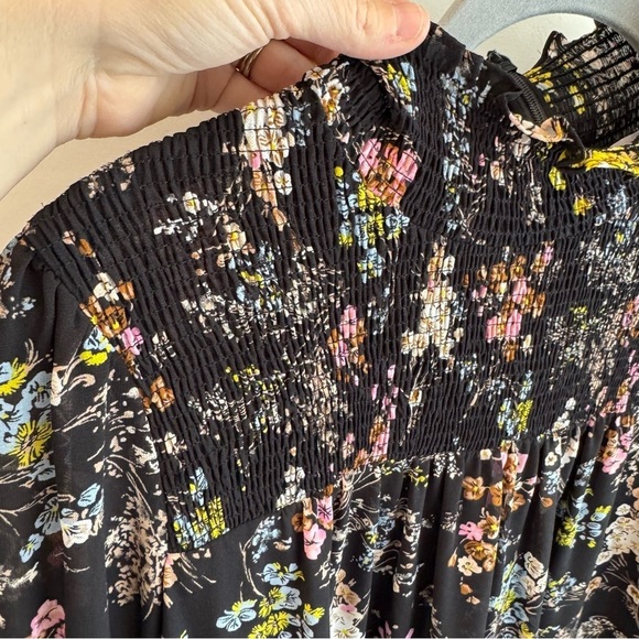 Cinq à Sept Black Floral Mini Dress - Picture 8 of 13